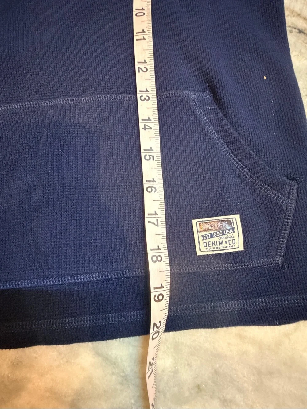 OshKosh B’gosh Boys Navy Blue Pullover Hoodie Sweatshirt Size 10/12